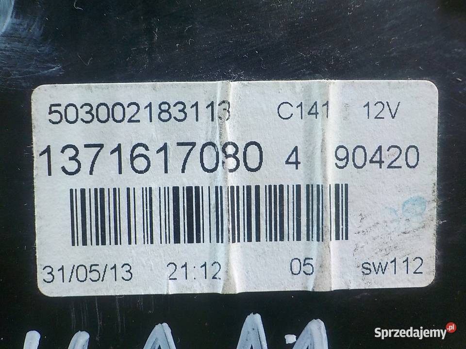 PEUGEOT BIPPER 13 HDI 13r VAN licznik zegarowy Liczniki i zegary Suków sprzedam