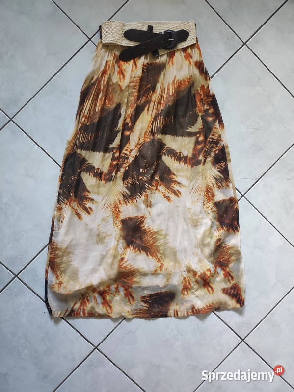 Spódnica Boho długa maxi mgiełka letnia zwiewna Kielce