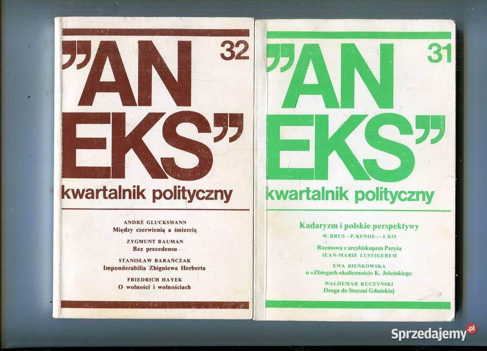 ANEKS 311983 Aneks 321983 Rok wydania 1983 Szczecin