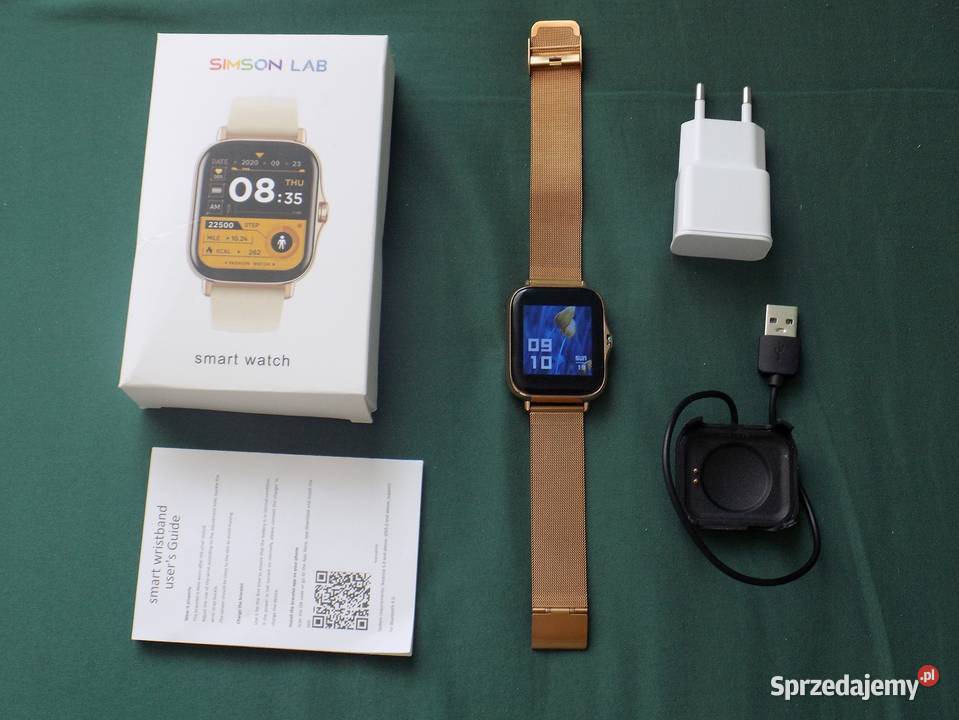 ZŁOTY SMARTWATCH