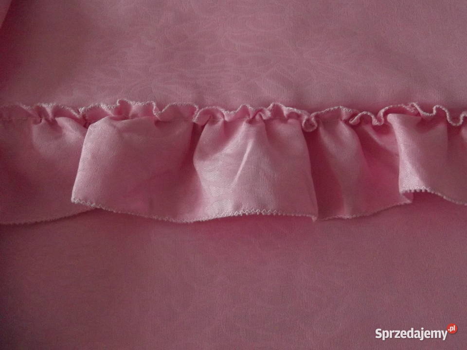 Zasłony róż z falbanami różowy Piekary Śląskie