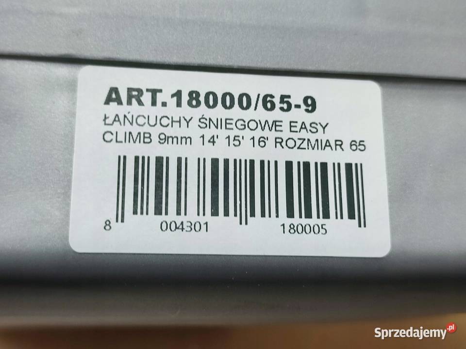 ŁAŃCUCHY ŚNIEGOWE 1 PARA EASY CLIMB 18000659 14