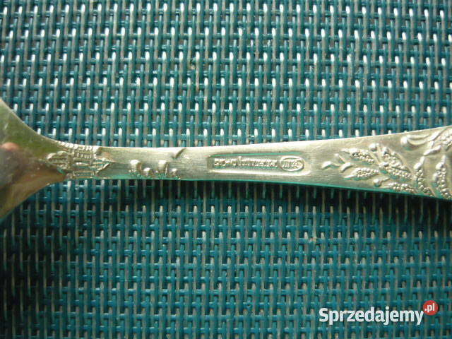 Sztućce łyżeczki posrebrzane Myszków