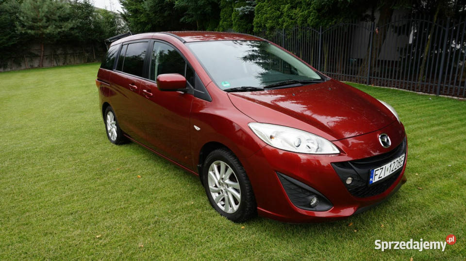 Mazda 5 Super stan Gwarancja II 2010 Hatchback 5 Zielona Góra sprzedam