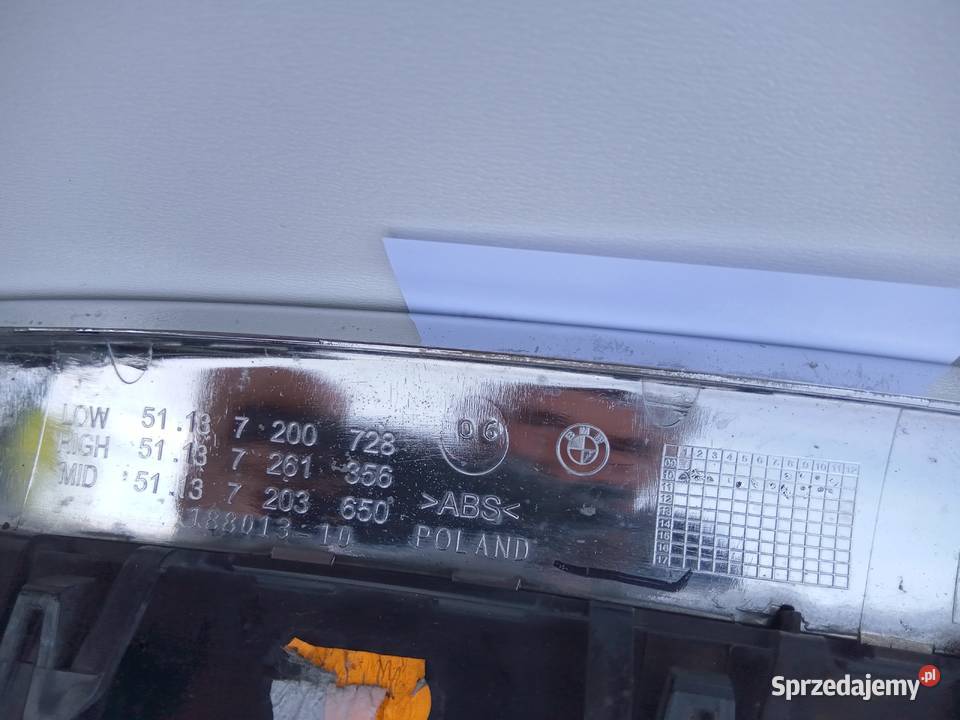 NERKA PRAWA GRILL ATRAPA CHROM BMW 5 F10 F11 Nowy Tomyśl sprzedam