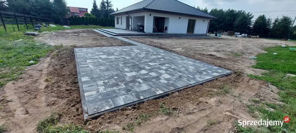 Kostka brukowa Schody Tarasy Podjazdy Układanie