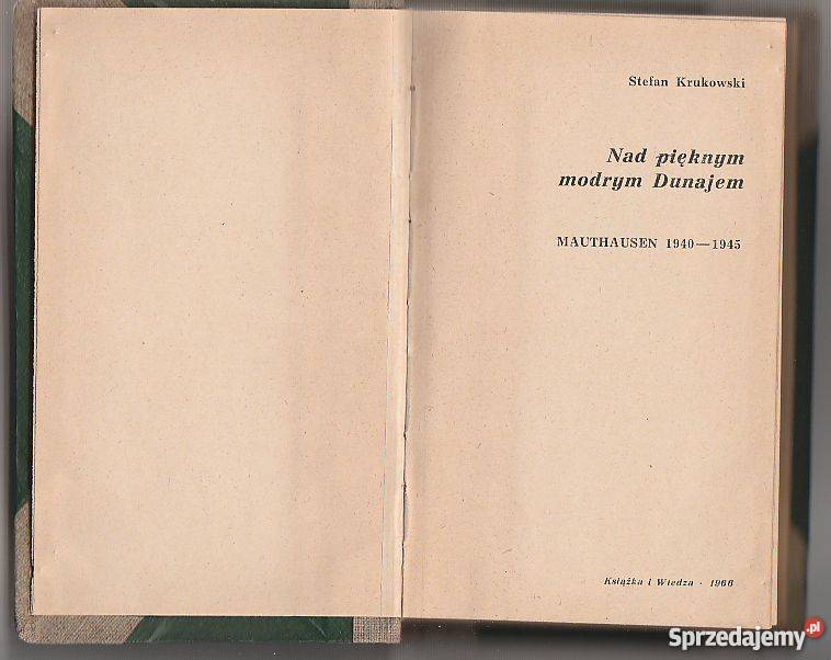 7362 PIĘKNYM MODRYM DUNAJEM MAUTHAUSEN 1940 1945 małopolskie Czyrna