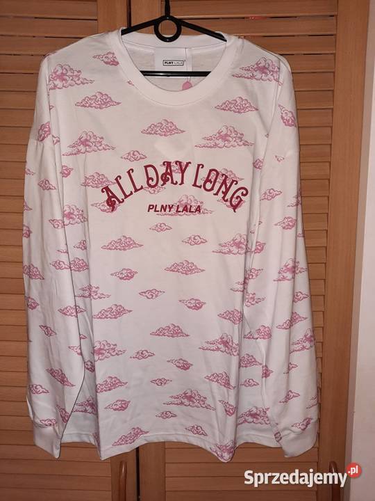 Nowy longsleeve Plny Lala All Day Long White L sprzedam