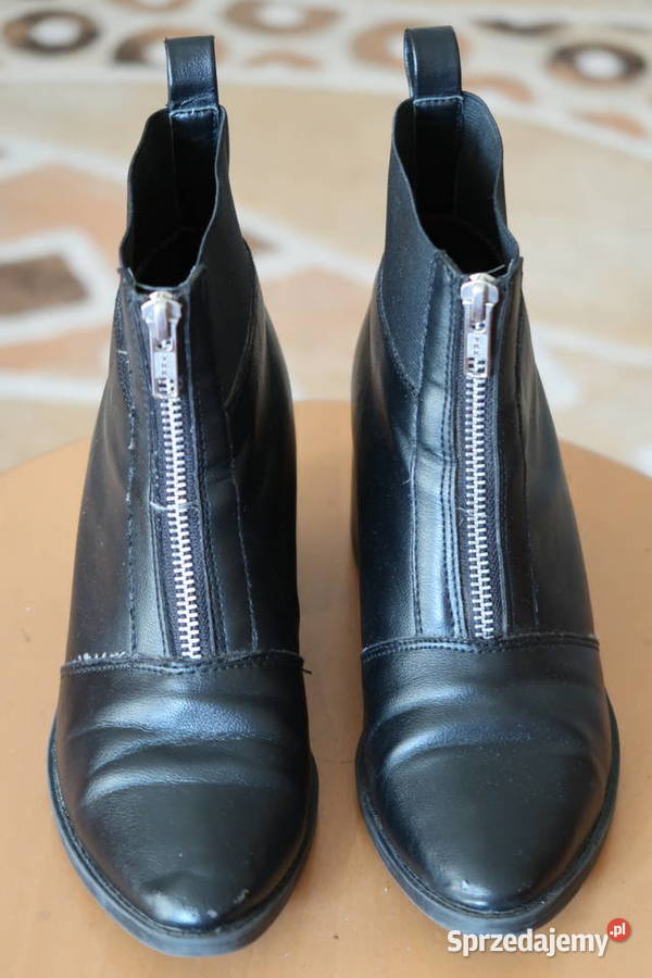 Damskie buty botki firmy LOOK 36 skóra ekologiczna Siedlce sprzedam