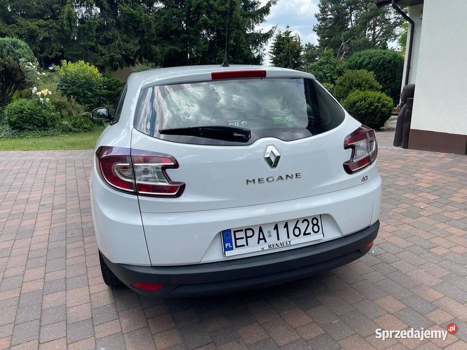 Renault Megane III Kombi 15 dci 90 2012 Salon Rok produkcji 2012 Konstantynów Łódzki