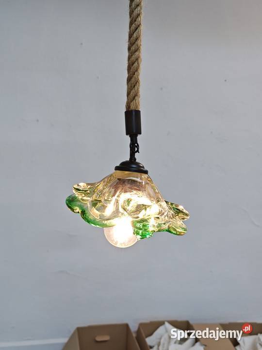 Lampa wisząca wykonana ze szkła Murano Sandomierz