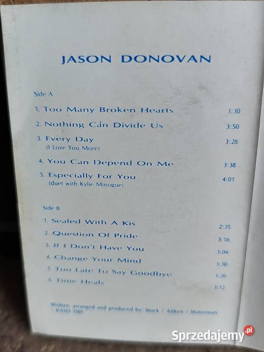 kaseta Jason Donovan 1 płyta Stargard