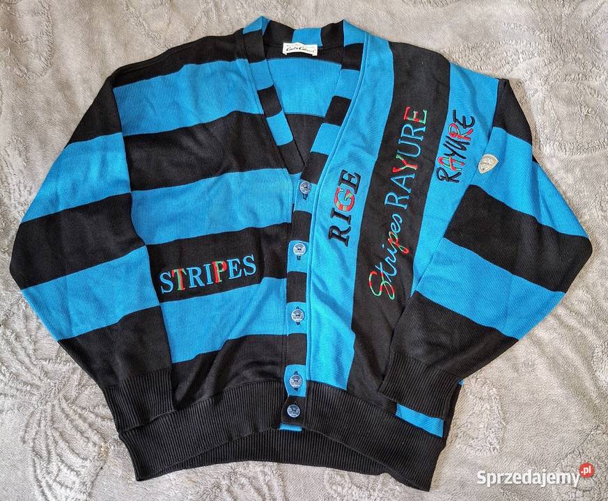 Sweter Carlo Colucci vintage 90s marynarski styl Zielona Góra
