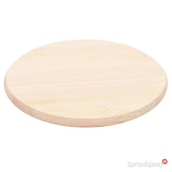 vidaXL Blat stołu, naturalne drewno sosnowe, okrągły, 247192