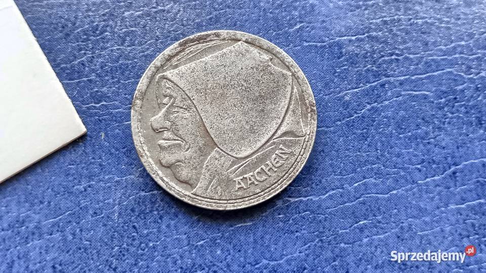 Stare monety 10 fenig 1920 Aachen Niemcy podkarpackie Lesko sprzedam
