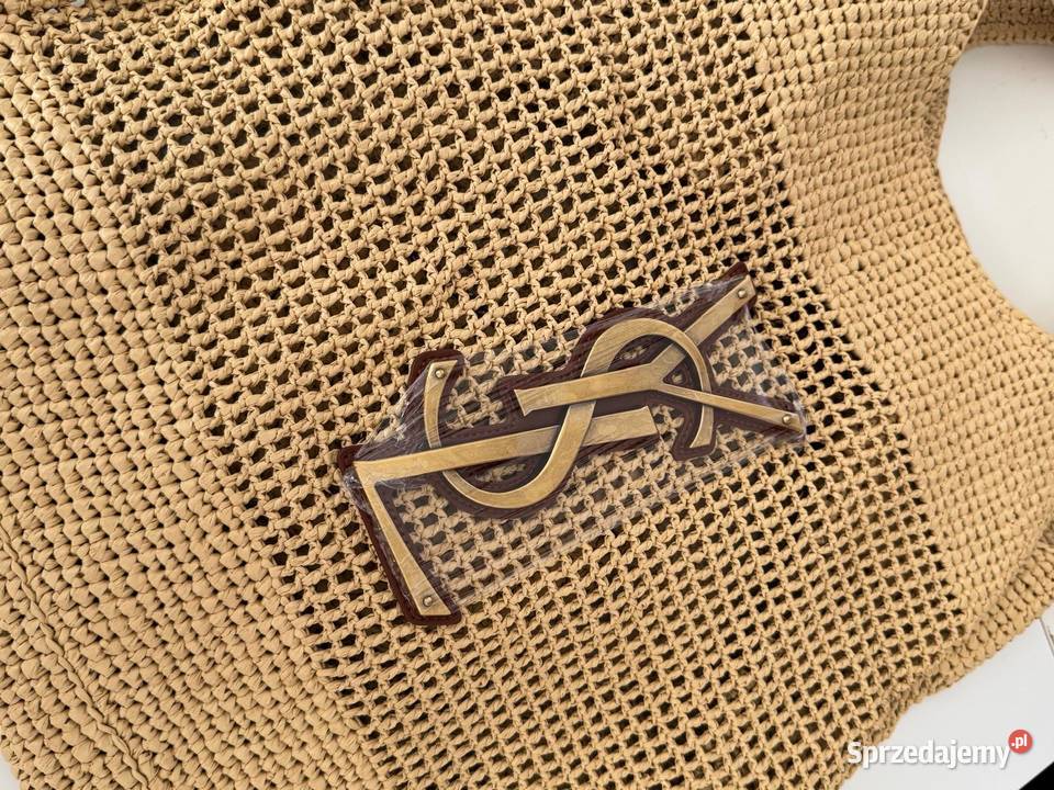 Torba plażowa siatka koszyk icare Raffia ysl Wrocław
