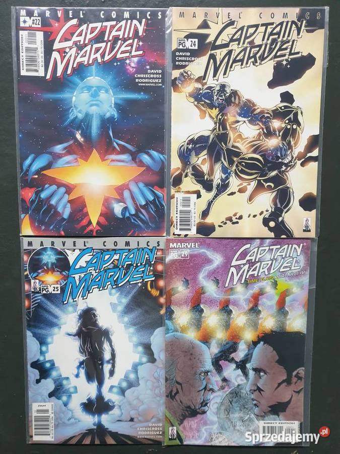 Captain Marvel kolekcja 25 komiksów Marvel USA Gdynia