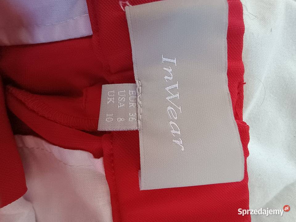 InWear Stylowe Spodnie z Lampasami i Zamkami Strzelce Krajeńskie