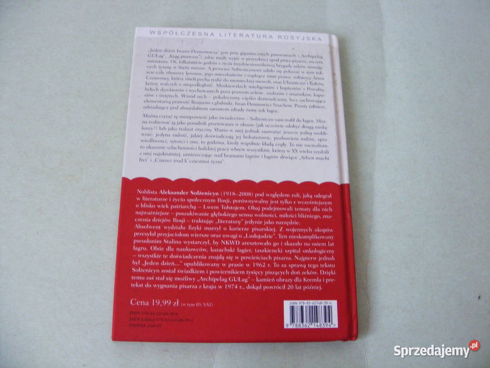 Jeden dzień Iwana Denisowicza Sołżenicyn Oborniki Śląskie sprzedam