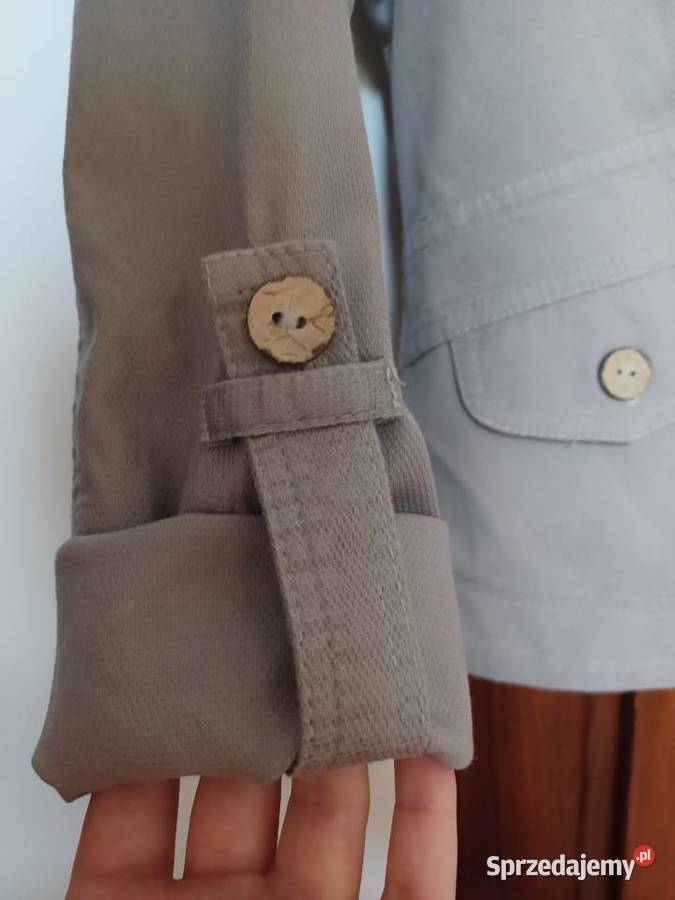 Szara lekka kurteczka bawełniana rozmiar SM Rzeszów