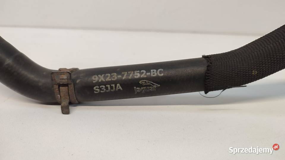 JAGUAR XF 250 PRZEWÓD WĄŻ RURA WODY 9X237752BC osobowe Węże chłodnicy Węże chłodnicy