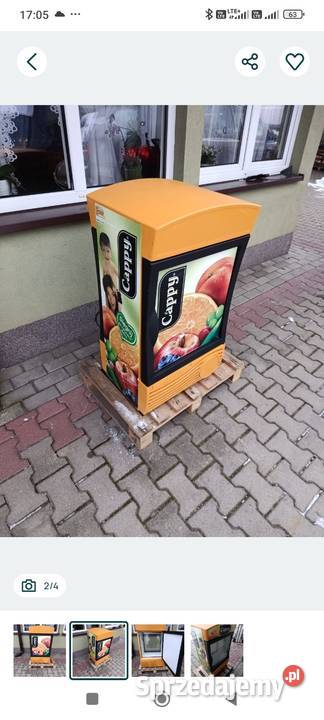 Szafa chłodnicza witryna przeszklona Gastronomia