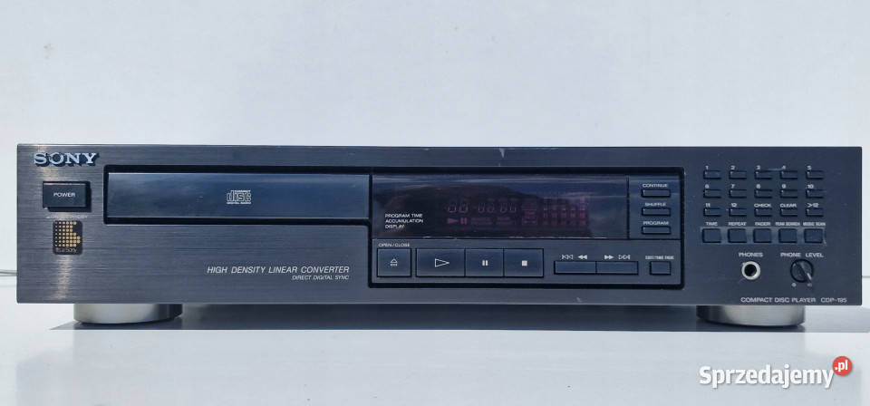 SONY odtwarzacz CD player CDP 195 CDP195 wielkopolskie Międzychód