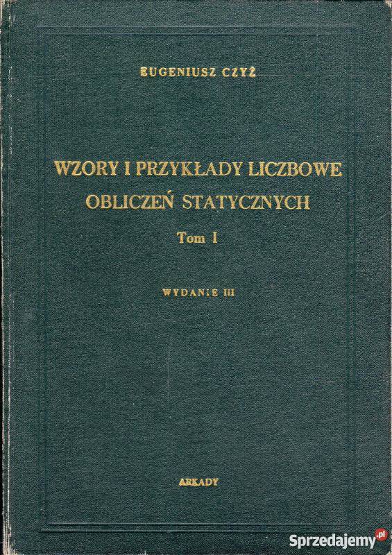 WZORY I PRZYKŁADY LICZBOWE OBLICZEŃ Radom