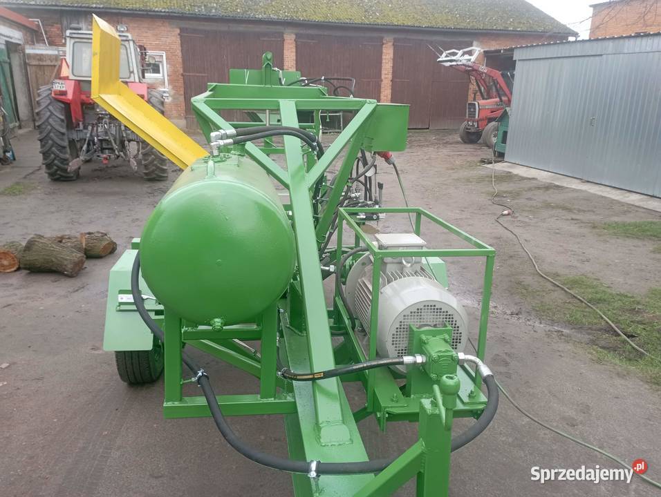 NOWA łuparka hydrauliczna 27 ton samozaładowcza Słuszków