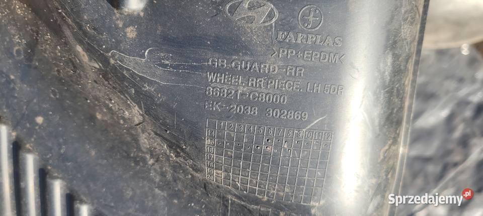 NADKOLE LEWY TYŁ HYUNDAI I20 II Ruda Śląska