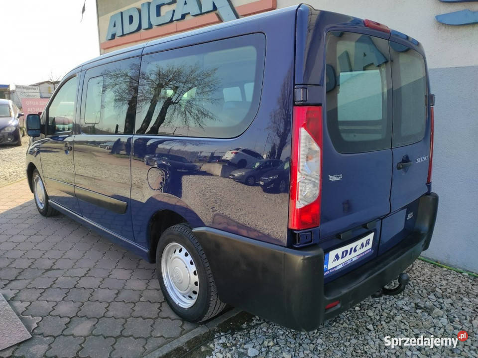 Fiat Scudo LONG 9foteli klimatyzacja 2 kpl opon elektryczne lusterka Racibórz