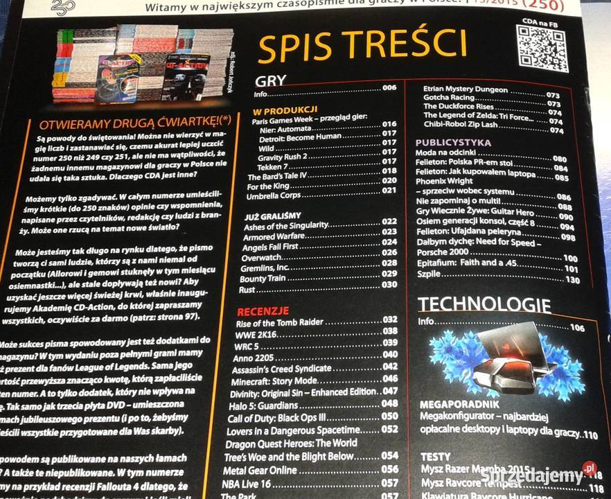 CDAction 13 2015 250 Chełm sprzedam