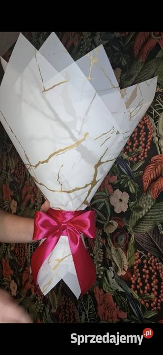 Wieczny bukiet z satynowej wstążki Szczecin