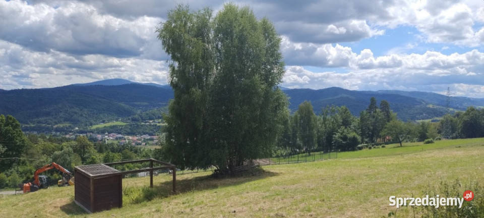 działka budowlana z pięknym widokiem na na Żywiec