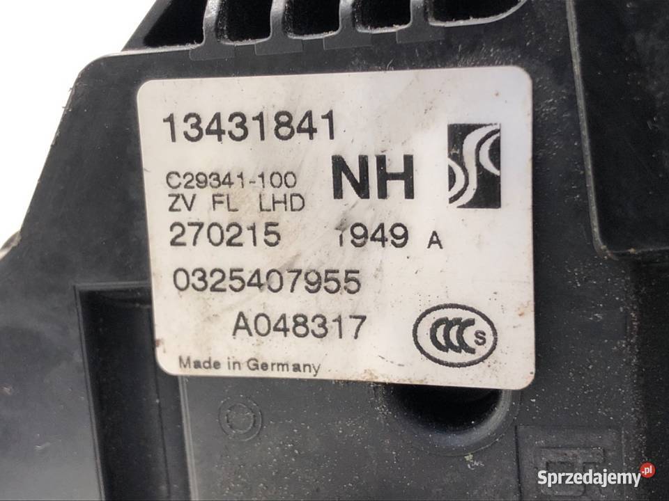 ZAMEK DRZWI LEWY PRZÓD OPEL CORSA E Hatchback osobowe