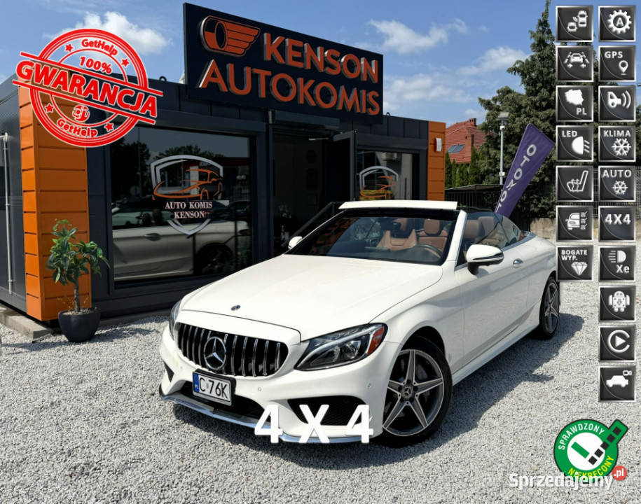 Mercedes C 300 AMG Podgrzewane fotele Nawiewy na system Start-Stop Bydgoszcz