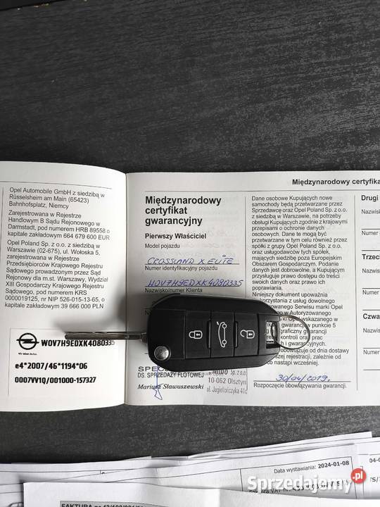 pierwszy właściciel serwisowany ASO bezwypadkowy czujnik martwego pola warmińsko-mazurskie Olsztyn