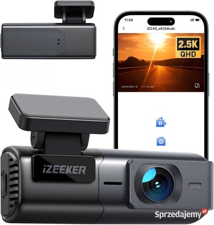 Kamera samochodowa 25K WiFi Dashcam mini kamera Ząbki