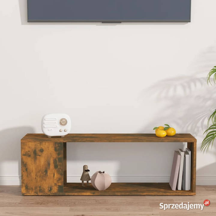 Szafka pod telewizor przydymiony dąb 100x24x32 Warszawa