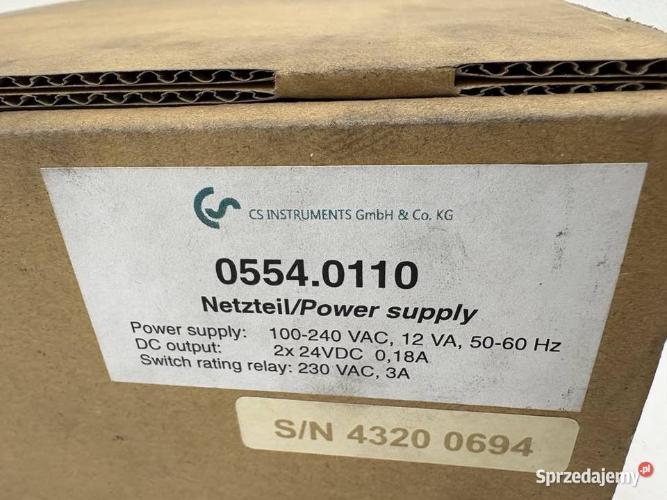 CS Instruments 05540110 Power Supply Warszawa