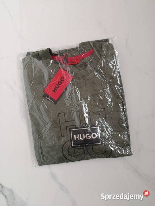 Bluza męska bawełniana Hugo Boss zielona rozmiar Białystok
