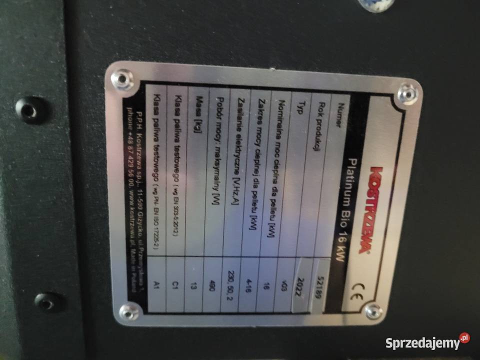 Palnik peletowy Kostrzewa zestawy 16 kw Jędrzejów