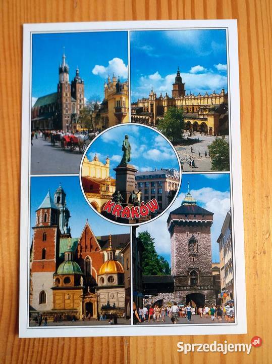 KRAKÓW M IN KOŚCIÓŁ MARIACKI I BRAMA FLORIAŃSKA Piszczac