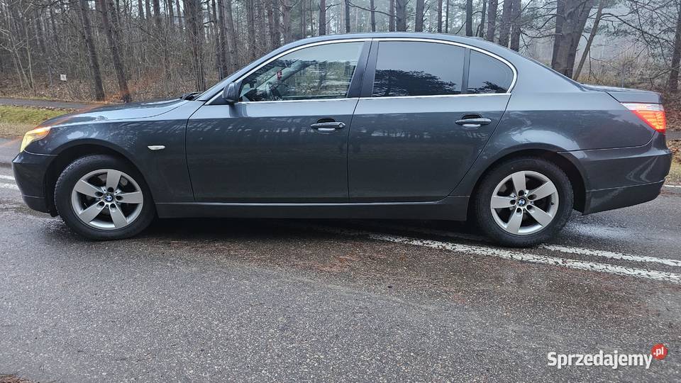 E60 LCI 520D M47 manual 2007r rej 2008 163 163KM podlaskie Białystok sprzedam