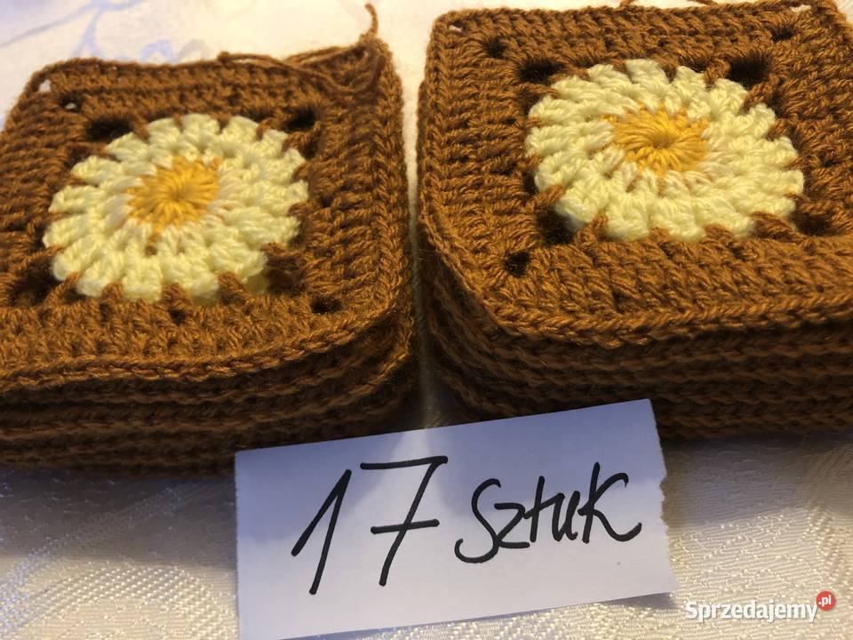 kwadrat Babuni sweter pled poduszka 9501050 Zegrze