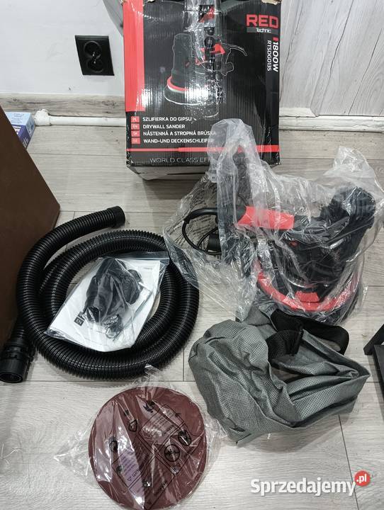 SZLIFIERKA DO GIPSU GŁADZI TYNKU 1800W 180MM Szlifierki do gipsu Wałbrzych