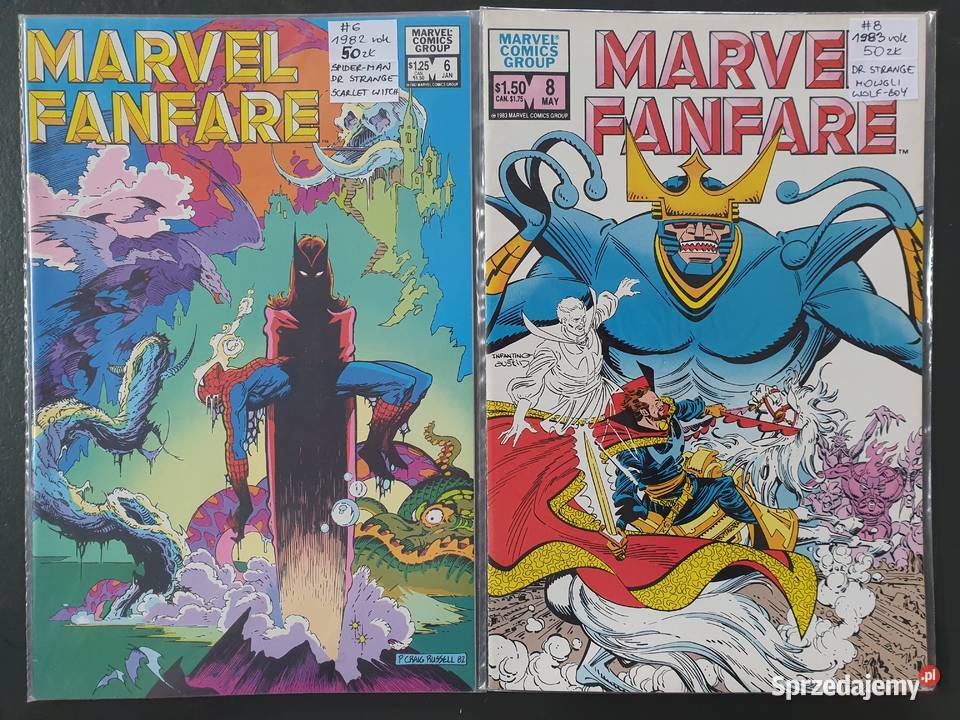 Marvel Fanfare zestaw 11 oryginalnych komiksów pomorskie Gdynia