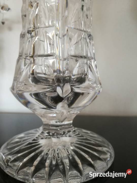 Wyjątkowy stary duży wazon Szkło kryształowe Jastrzębie-Zdrój