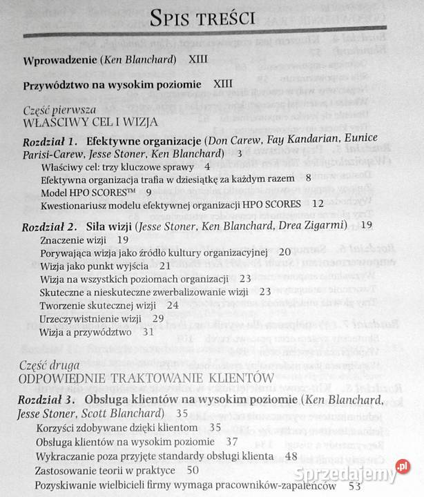 Przywództwo wyższego stopnia Ken Blanchard Chełm