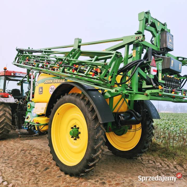 Opryskiwacz John Deere 740 2421m 4000l 7 sekcji Strzelno